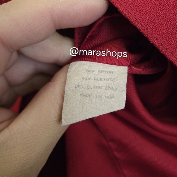 Double D Ranch Red Studded Jacket - Picture 5 of 7